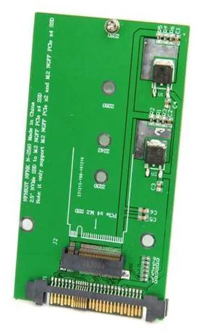 Alt view image 3 of 4 - Vszerda 2.5'' NVMe SSD to M.2 NGFF PCIe x4 SSD,SFF-8639 NVME U.2 to NGFF M.2 M-Key PCIe SSD Adapter for Mainboard Replace Intel SSD 750 p3600 p3700