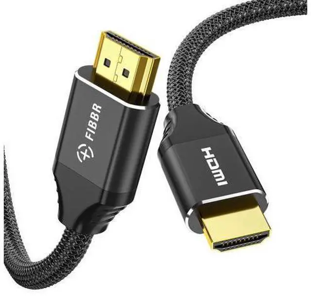 Main image of FIBBR 8K HDMI 2.1 Cable 6ft/2m, 48Gbps High Speed HDMI Cord, Support 8K@60Hz 4K@120Hz 2K@240Hz eARC 3D Dynamic HDR 12Bit for PS4/PS5 Laptop Xbox Series Standard HDMI Port