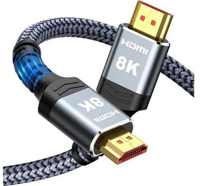 Main image of Vszerda Long 8K HDMI Cable 25FT 48Gbps, 2.1 High Speed Gaming Cord 4K@120Hz 8K@60Hz RTX 3090 eARC 3D Compatible for PS5, UHD TV and Blu-ray Player