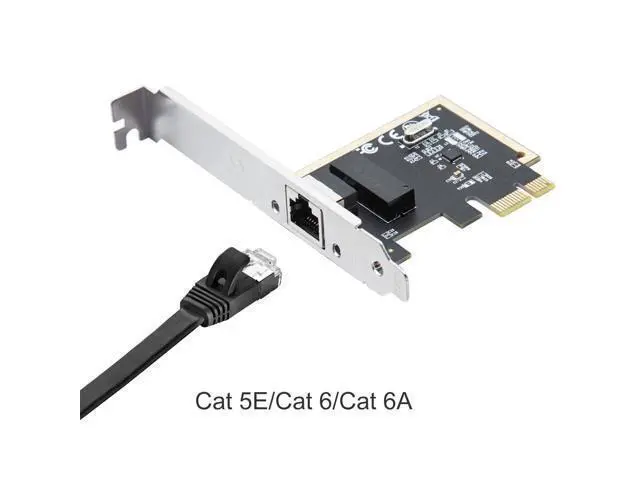 Alt view image 2 of 7 - Vszerda 1Gb PCIe Network Card, auto-Negotiation 10/100/1000Mb/s, Gigabit PCIe NIC with Realtek RTL8111H Chip, Single RJ45 Port, PCIe X1, 1G Ethernet LAN Network Card for Windows/Linux/MAC