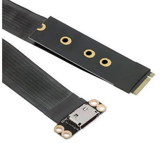 Main image of Vszerda M.2 M-Key 2280 NGFF PCI-E4.0 to Oculink SFF-8612 SFF-8611 Host Cable 15cm for NVME U.2 SSD eGPU