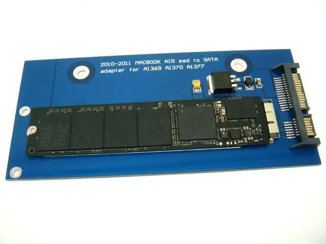 Alt view image 2 of 6 - Vszerda 18-Pin to SATA Adapter Card with USB 2.0 SATA Cable,Compatible with SSD from 2010-2011 MacBook AIR