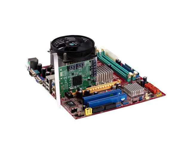 Alt view image 5 of 7 - Vszerda 4 Port SATA III Expansion Card with Low Profile Bracket - 6Gbps SATA 3.0 Controller PCI Express x1 Marvell 9215 for Windows 11/10/8/7/XP/Vista/Linux