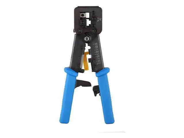 Alt view image 6 of 7 - Vszerda RJ45 Crimp Tool Pass Through Cat5 Cat5e Cat6 Crimping Tool for RJ45/RJ12 Regular