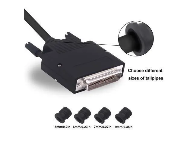 Alt view image 7 of 7 - Vszerda DB25 Male Solderless Connector Breakout Board RS232 D-SUB 25 Pin Serial Adapter Terminal Block with Case (Male)