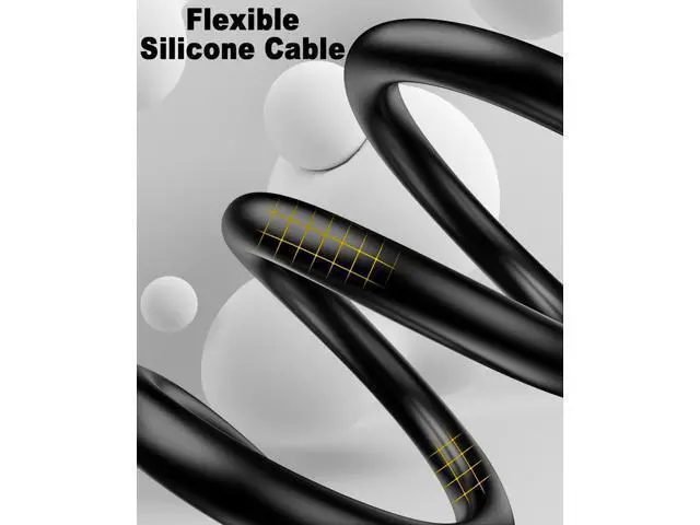 Alt view image 7 of 7 - Vszerda Ultra Thin 8K Mini HDMI to HDMI Cable 1ft, 48Gbps Right Angle 90 Degree Soft Slim Mini HDMI 2.1 Silicone Cable Supports 8K@60Hz/4K@60Hz for Camera, Laptop, HDTV