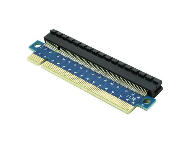 Alt view image 2 of 4 - Vszerda PCIe 16x Riser Card,PCI-e Express 3.0 16X Male to Female Extension Card for GPU Graphics Card(180Degree 2.2CM Height)