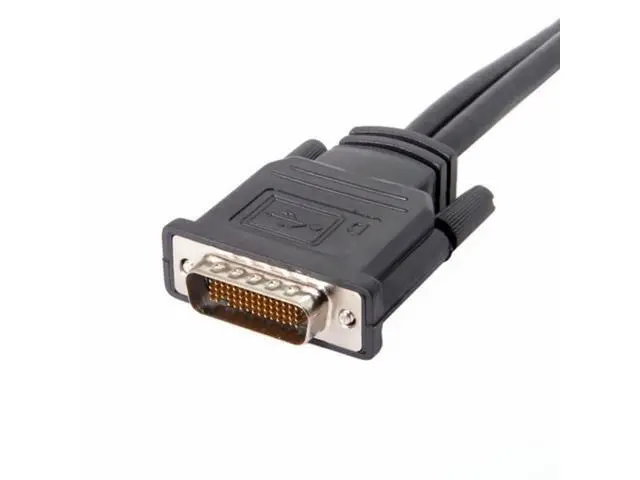 Alt view image 2 of 7 - Vszerda DMS-59Pin Male to Dual HDMI 1.4 HDTV Female Splitter Extension Cable for PC Graphics Card