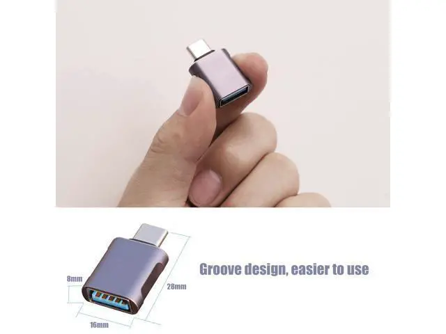 Alt view image 7 of 7 - Vszerda 6 Pack Up to 10Gbps/120W Usbc to USB Adapter,USA to USB-c adopters,U sb to USB C Connector,Type C Male to a Female Adapter for Charger,Phone 15/16, PC, Laptop, Tablet, Keyboard etc, Navy Blue