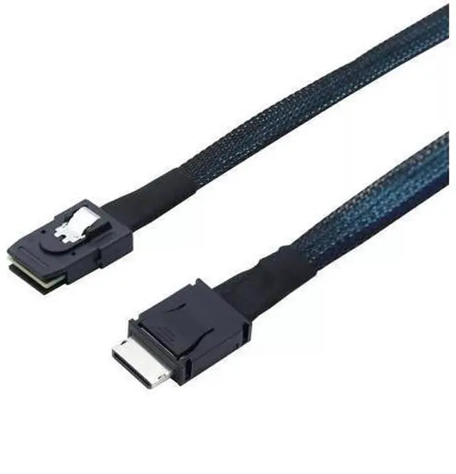 Main image of Vszerda PCIE Oculink SFF-8611 4i to Mini SAS SFF-8087 Server Internal Connection Cable 100CM
