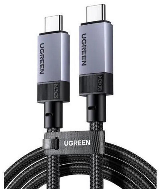 Main image of UGREEN 240W USB C Cable Gen2 10Gbps USB 3.2, 4K 60Hz Video Output Fast Charging Compatible with iPhone 17/16/15 Pro Max, NVMe SSD, Monitor, Galaxy S25/S24/S23 Ultra, MacBook Pro, 3.3FT