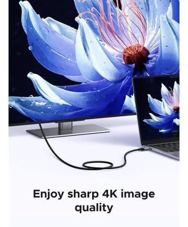 Alt view image 3 of 14 - UGREEN 240W USB C Cable Gen2 10Gbps USB 3.2, 4K 60Hz Video Output Fast Charging Compatible with iPhone 17/16/15 Pro Max, NVMe SSD, Monitor, Galaxy S25/S24/S23 Ultra, MacBook Pro, 3.3FT