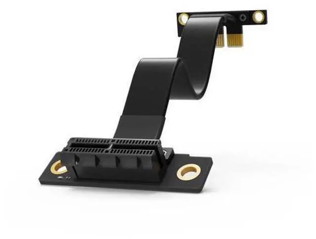 Main image of Vszerda Dual 90Degree Right Angle PCIe 3.0 x1 Extension Cable High Speed PCI Express Gen 3 1x to x1 Riser Extender 10cm
