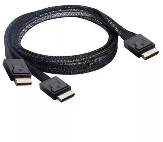 Main image of Vszerda Dilinker Oculink PCIE SFF-8611 4i to 2 SAS8611 4I Connection Cable for Server 100CM