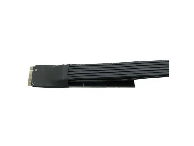 Alt view image 3 of 4 - Vszerda M.2 NVME PCIe 4.0 Extender,NGFF M-Key SSD Extention Card with Anti-electromagnetic Cable 15CMS