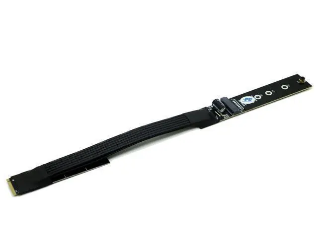 Main image of Vszerda M.2 NVME PCIe 4.0 Extender,NGFF M-Key SSD Extention Card with Anti-electromagnetic Cable 15CMS