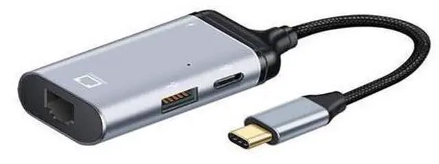 Main image of Vszerda USB-C Type-C USB3.1 to 1000Mbps Gigabit Ethernet Network LAN Adapter with Female PD Power Port