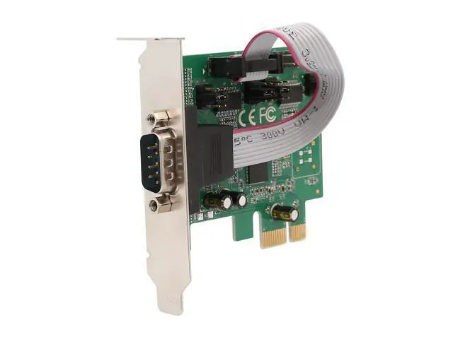 Alt view image 6 of 7 - Vszerda 2 Port Serial DB9 RS232 PCI-e 1.0 x1 with Low Bracket SI-PEX15055