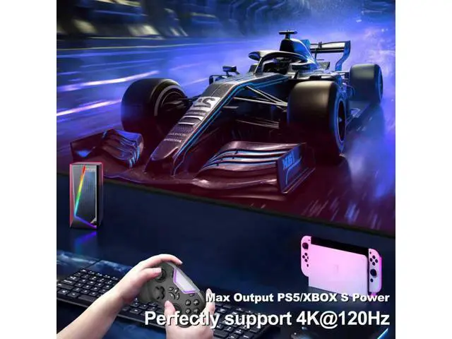 Alt view image 5 of 7 - Vszerda 16K HDMI Cable, 96Gbps Ultra High Speed HDMI2.2 Cable 16K@30Hz 10K120Hz 8K@60Hz 4K@240Hz Cord, HDCP 2.3 & HDR10 eARC for Compatible with PS5/Xbox/Roku TV/Gaming PC/Blu-ra (HDMI2.2 16K 1M)