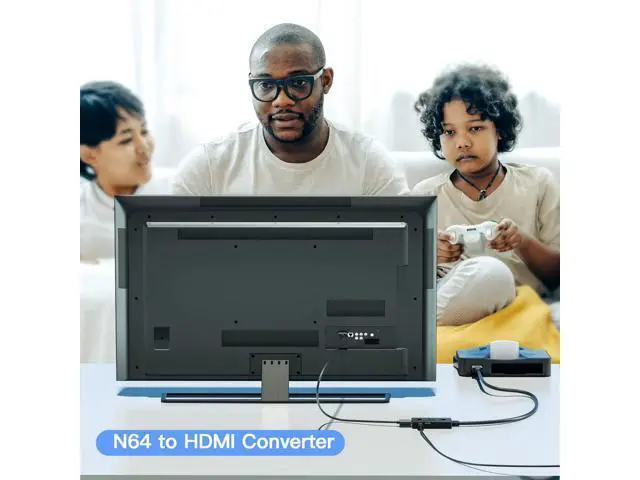 Alt view image 5 of 7 - Vszerda N64 to HDMI Converter, Supports 4 : 3/16 : 9 Ratio Switch, HDMI Cable for N64, Nintendo64 to HDMI Converter Cable Compatible with Nintendo 64/ Super SNES/NGC