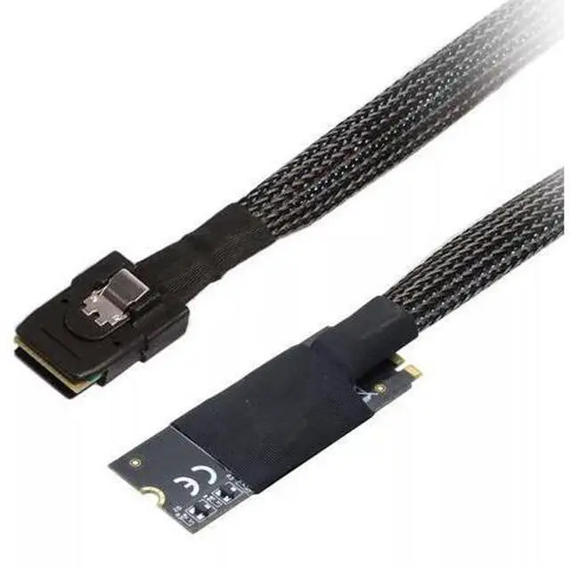 Main image of Vszerda M.2(M-Key NVMe 2260 Size) to Mini SAS SFF-8087 Server High Speed Cable 100CM