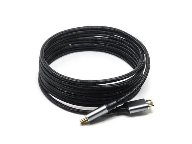 Alt view image 2 of 7 - Vszerda USB Micro B to USB Type C Cable 10 Gbps Fast Data Transfer Cord 3A Quick Charge Compatible with MacBook, iPad, Galaxy S24, Laptop, External Hard Drive - Nylon Black Wire 3.0 M / 9.8 Feet