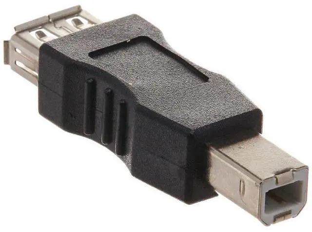 Alt view image 2 of 2 - Vszerda (5 Pack) USB Gender Changer Female A to Male B Converter Adapter, USB 2.0 A Female to B Print Male F/M Converter Adapter Connecter