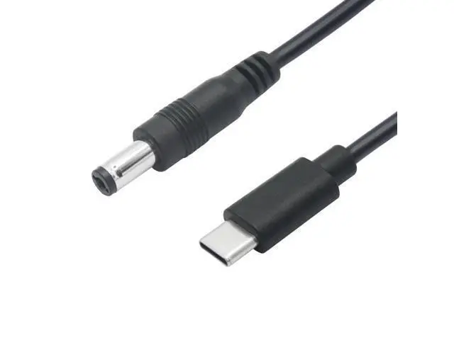 Alt view image 2 of 6 - Vszerda 4Pcs Short DC 5.5mm x 2.1mm to USB C Power Cord 15cm/6inch, 5V DC 5521 Male to USB Type C Male Plug Power Charging Cable Extension Cord, for Small Fan, Bedside Lamp Etc Other Equipment