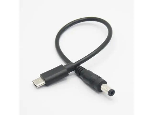 Alt view image 5 of 6 - Vszerda 4Pcs Short DC 5.5mm x 2.1mm to USB C Power Cord 15cm/6inch, 5V DC 5521 Male to USB Type C Male Plug Power Charging Cable Extension Cord, for Small Fan, Bedside Lamp Etc Other Equipment