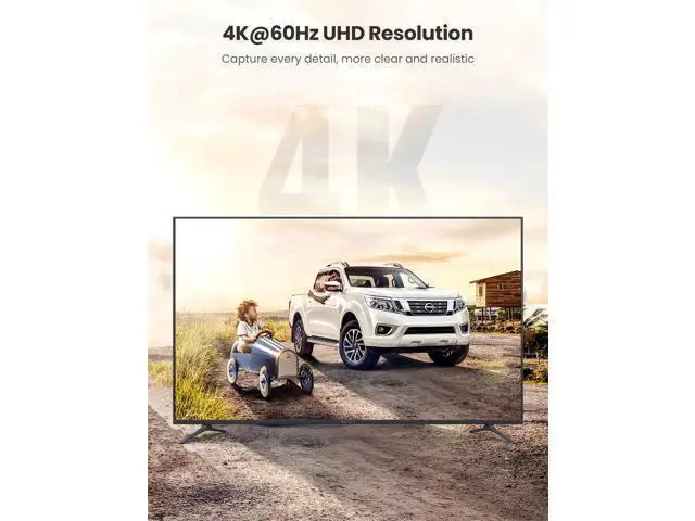 Alt view image 4 of 7 - UGREEN USB C to HDMI Cable (4K@60Hz) 10FT, Type C to HDMI Adapter Thunderbolt 4/3 to HDMI for Home Office Compatible with iPhone 17 Pro Max, MacBook Pro Air iPad Pro, XPS, Galaxy S25, Steam Deck