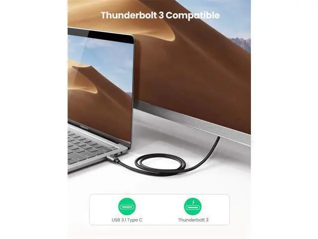 Alt view image 7 of 7 - UGREEN USB C to HDMI Cable (4K@60Hz) 10FT, Type C to HDMI Adapter Thunderbolt 4/3 to HDMI for Home Office Compatible with iPhone 17 Pro Max, MacBook Pro Air iPad Pro, XPS, Galaxy S25, Steam Deck