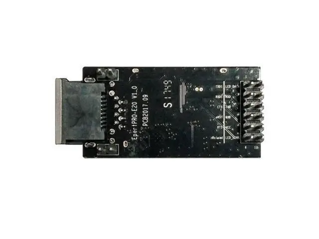 Alt view image 3 of 7 - Vszerda 5/10PCS Eport-E20 Network Server Port FreeRTOS TTL Serial to Ethernet Embedded Module DHCP 3.3V DHCP TCP IP Telnet Converter MCU (1pcs)