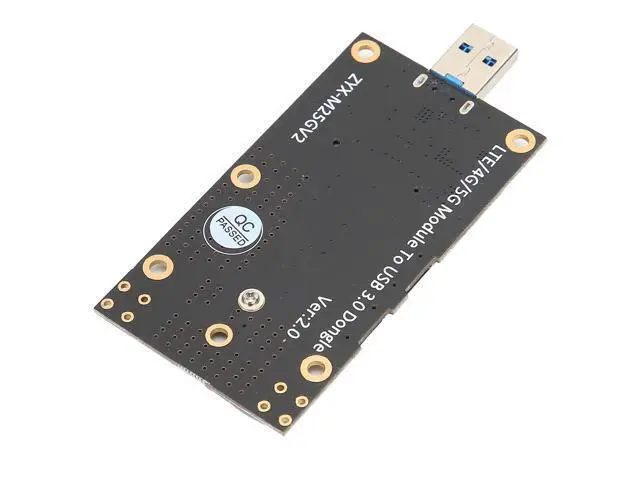 Alt view image 2 of 7 - Vszerda M.2 NGFF to USB 3.0 Adapter Card, 3042/3052 NGFF (M.2) to USB 3.0 A Adapter with Nano SIM Card Slot for 3G/4G/5G Module