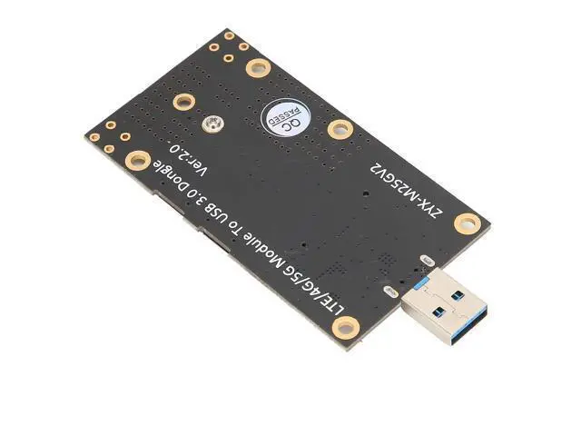 Alt view image 3 of 7 - Vszerda M.2 NGFF to USB 3.0 Adapter Card, 3042/3052 NGFF (M.2) to USB 3.0 A Adapter with Nano SIM Card Slot for 3G/4G/5G Module