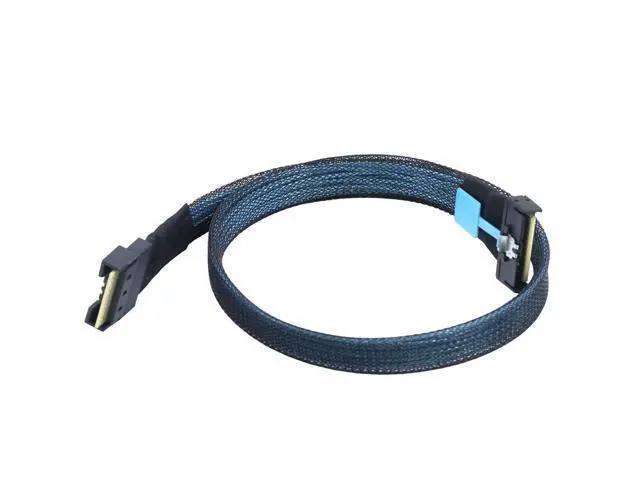 Alt view image 6 of 6 - Vszerda PCI-E 5.0 Mini Cool Edge IO MCIO 74Pin to All Inclusive inserimento SFF-8654 8i 74Pin Slimline SAS 4.0 24 Gbps Extension Cable (0.5m)