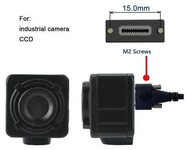 Alt view image 7 of 7 - Vszerda 3.0m USB 3.1 Type-C Dual M2 Screws Locking to Locking USB-C 10Gbps Data Cable Panel Mount Type (300cm)