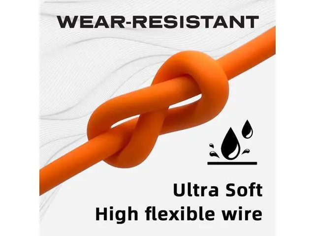 Alt view image 5 of 7 - Vszerda USB3.2 Gen 2 Type-C Male to USB C Male Charging and Data Cable 9.8FT, 20Gbps High Flex Ultra Soft 100W 8K 5K 4K Monitor Display USB4.0 Hyper Super Flexible Cord Perfect for Thunderbolt 3
