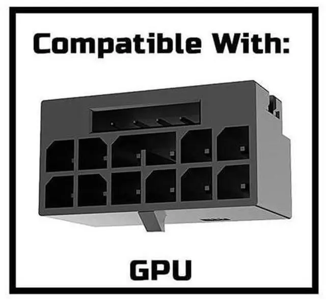 Alt view image 5 of 5 - Vszerda Angled 12VHPWR 600W PCIe 5.0 Dual 8 Pin to 16 Pin 12+4 Pin Power Cable for RTX 4090 4080 3090TI 4070Ti Graphics Card GPU, ONLY for C orsair Power Supply (Type A)