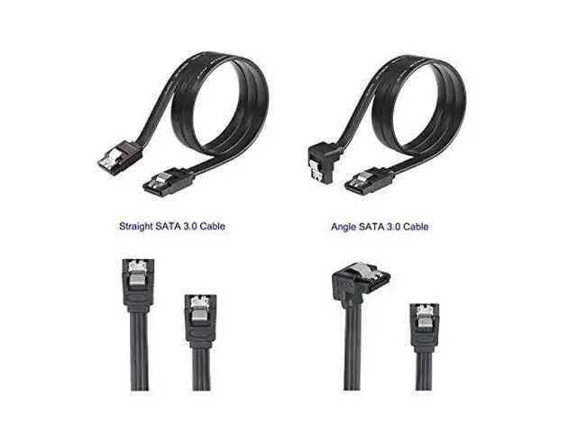 Alt view image 7 of 7 - Vszerda SATA Data Cable & 15 Pin Power Splitter Cable (4 Pack) - 6.0 Gbps High-Speed Data Transfer, Compatible with SATA Hard Drives, SSDs, Optical Drives - All-in-One Storage Expansion Cable Kit