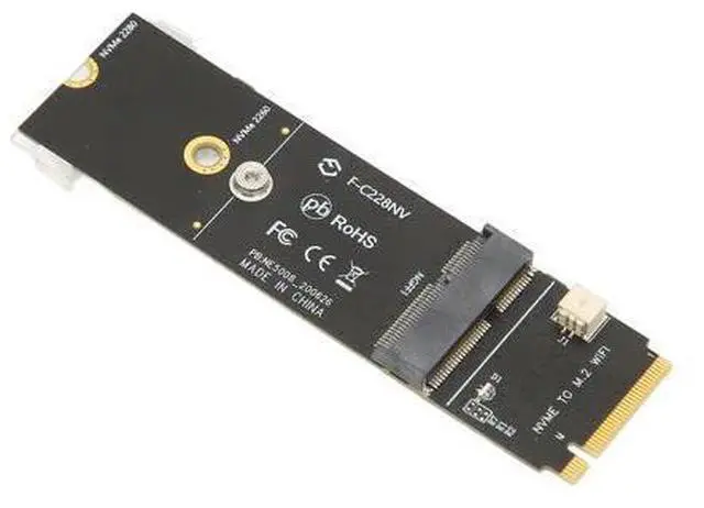 Main image of Vszerda M.2 SSD Riser , M.2 A E Key to M.2 M Key , Bluetooth , SSD Adapter for Network , M.2 SSD, Easy Installation