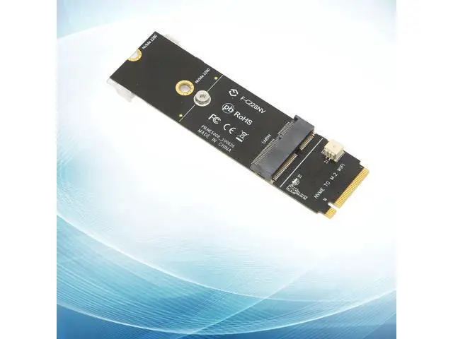 Alt view image 4 of 7 - Vszerda M.2 SSD Riser , M.2 A E Key to M.2 M Key , Bluetooth , SSD Adapter for Network , M.2 SSD, Easy Installation