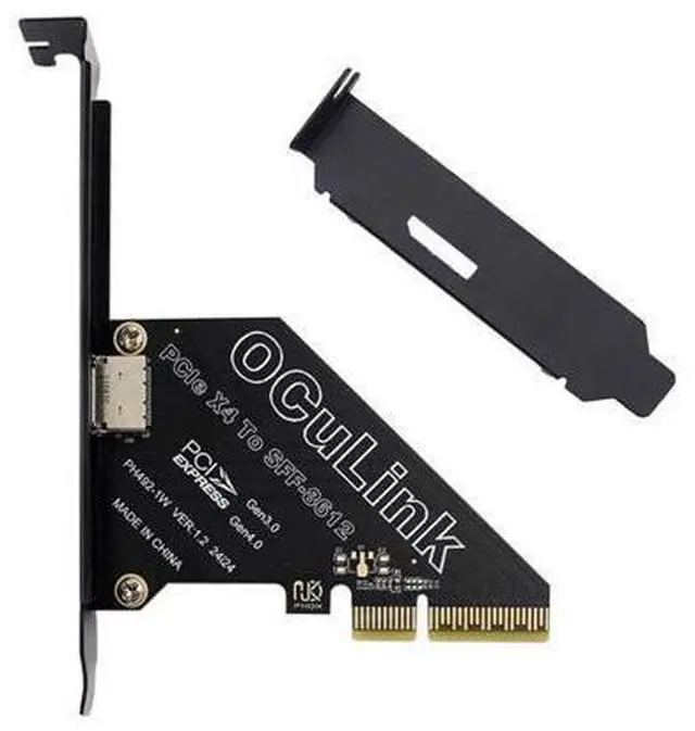 Main image of Vszerda PCI-Express 4.0 PCIE 4X to Oculink Single Port SFF-8612 SFF-8611 Host Card for U.2 SSD eGPU External Graphics Card Dock