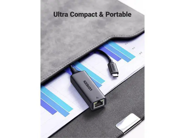 Alt view image 7 of 7 - UGREEN USB C to Ethernet Adapter, 1000Mbps, RJ45, Driver-Free, Compatible with Windows, MacOS, iPadOS, ChromeOS, Android, Laptop, Tablet, Smartphone