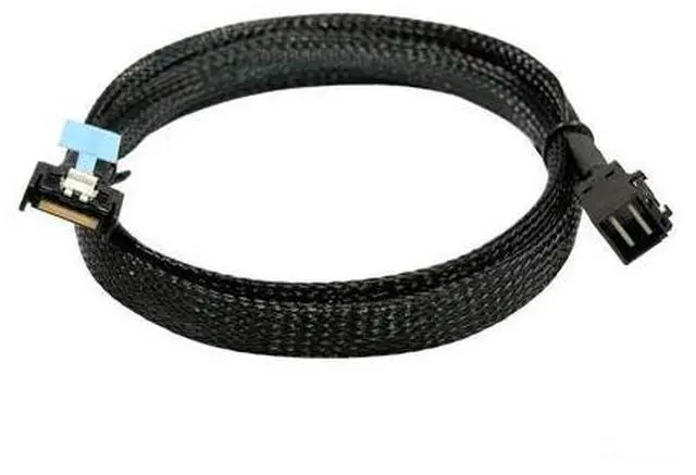 Main image of Vszerda MCIO 4i to Mini SAS HD SFF-8643 Internal Cable, 12Gbps MCIO 4X(SFF-TA-1002) to SFF-8643 High Speed Data Cable for Server, HBA RAID Card, Backplane, NAS (80cm)