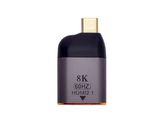 Alt view image 7 of 7 - Vszerda USB4 USB-C Type-C Source to Female HDMI 2.0 Display 8K 60HZ UHD 4K HDMI Male Monitor Adapter