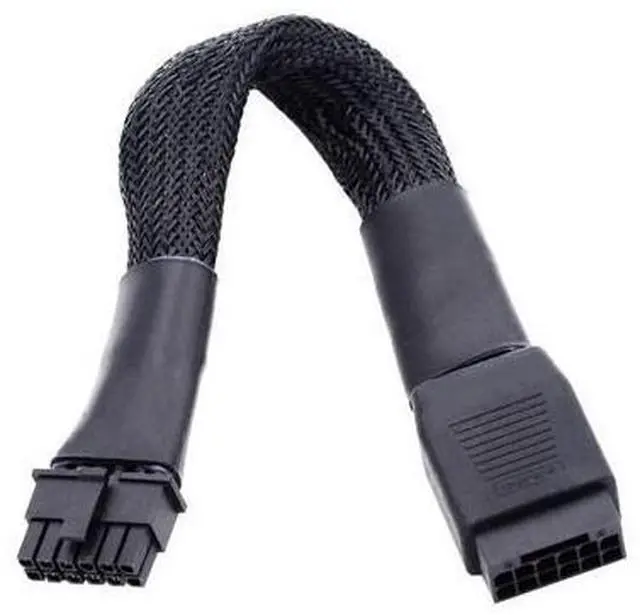 Main image of Vszerda Male to Female Extension 12VHPWR ATX3.0 PCI-E 5.0 Power Modular Cable for 3080 3090TI PSU 16Pin 12+4P Graphics Card 17cm