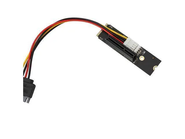 Alt view image 2 of 6 - Vszerda NGFF M.2 M-Key to PCIe X4 Expansion Card Adapter,M.2 B Key 2260 2280 SSD to PCIE 1X 4X 8X 16X Riser Card