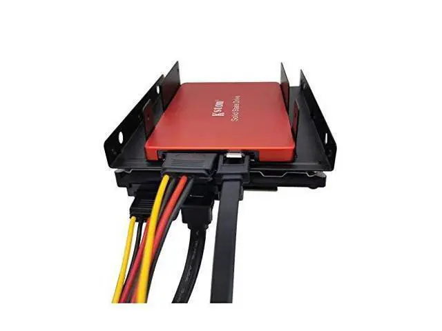 Alt view image 3 of 7 - Vszerda SATA Data Cable & 15 Pin Power Splitter Cable (4 Pack) - 6.0 Gbps High-Speed Data Transfer, Compatible with SATA Hard Drives, SSDs, Optical Drives - All-in-One Storage Expansion Cable Kit
