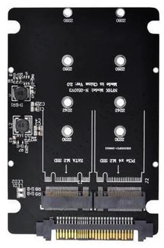 Main image of Vszerda SFF-8639 NVME U.2 to Combo M.2 M-Key SATA PCIe SSD Adapter for Mainboard Compatible with SSD 750 p3600 p3700