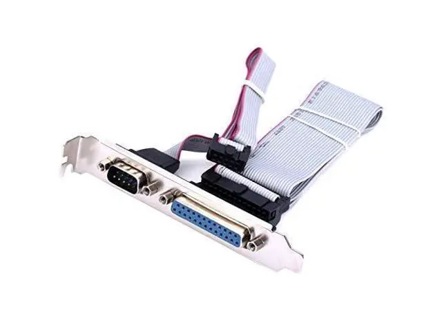 Alt view image 2 of 6 - Vszerda Motherboard DB25 Com Port Serial Parallel Header Cable Bracket Connection